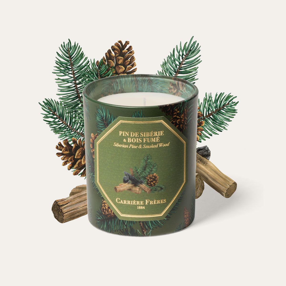 Siberian Pine & Smoked Wood Candle